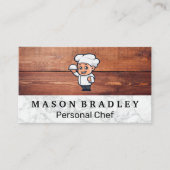 Küchengeräte | Koch-Logo Visitenkarte (Vorderseite)