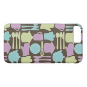 Küchengeräte Muster 2 Case-Mate iPhone Hülle (Rückseite (Horizontal))