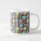 Küchengeräte Muster 2 Jumbo-Tasse (Rechts)