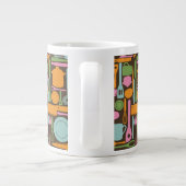 Küchengeräte Muster 3 Jumbo-Tasse (Rückseite)
