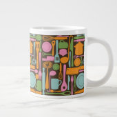 Küchengeräte Muster 3 Jumbo-Tasse (Rechts)