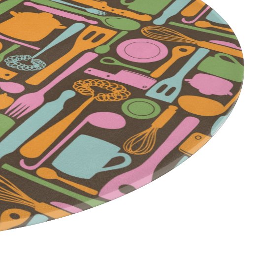 Küchengeräte Muster 3 Schneidebrett (Ecke)