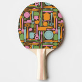 Küchengeräte Muster 3 Tischtennis Schläger (Vorderseite)