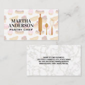 Küchengeräte | Niedliche Konditorei-Visitenkarte Visitenkarte (Vorne/Hinten)