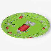 Küchengeräte, TELLER GREEN-PAPER-PARTY (Schrägansicht)