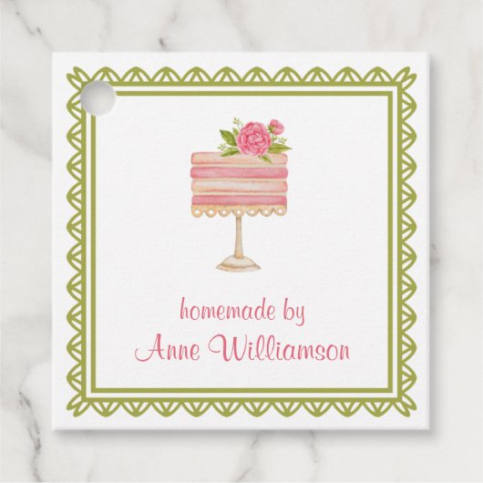 Küchengeschenk Tag Geschenkanhänger (Vorderseite)