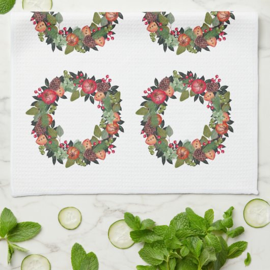 Küchengeschirrtuch, Weihnachtsdesign, Zuhause-Ware Handtuch (Gefaltet)