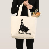 Küchengöttin-Girly Taschen-Tasche Jumbo Stoffbeutel (Vorderseite (Produkt))