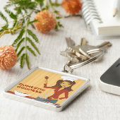 Küchengöttin-Hausfrau-Koch Schlüsselanhänger (Seite)