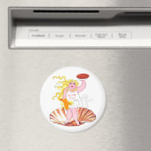 "Küchengöttin" - Küss den Koch! Magnet (In Situ (Geschirrspüler))