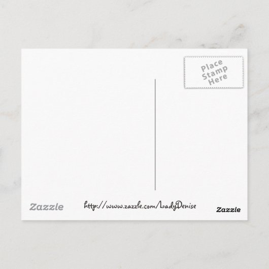 "Küchengöttin" - Küss den Koch! Postkarte (Rückseite)