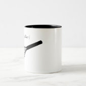 Küchengöttinkaffee-Tasse Zweifarbige Tasse (Mittel)