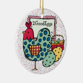 Küchenhähnchen - SRF Keramik Ornament (Rechts)