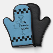 Küchenhandschuh Ofenhandschuh (Vorderseite/Rückseite)