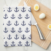 Küchenhandtuch-Ankertuch Geschirrtuch (Viertel Falte)