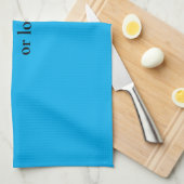 Küchenhandtuch, das jemand in Trauer geben soll Geschirrtuch (Viertel Falte)