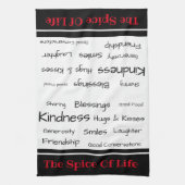 Küchenhandtuch - Der Reiz des Lebens Geschirrtuch (Vertikal)