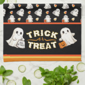 Küchenhandtuch für Trick oder Treatment Geschirrtuch (Gefaltet)