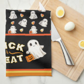 Küchenhandtuch für Trick oder Treatment Geschirrtuch (Viertel Falte)