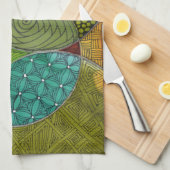 Küchenhandtuch für Zirkel Geschirrtuch (Viertel Falte)