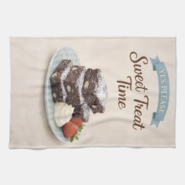 Küchenhandtuch | Geschenk für Schokoladenbraunies Geschirrtuch