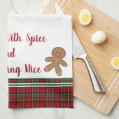 Küchenhandtuch gesegnet mit Gewürzen und allem Geschirrtuch (Viertel Falte)