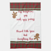 Küchenhandtuch gesegnet mit Gewürzen und allem Geschirrtuch (Vertikal)
