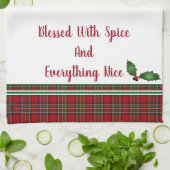 Küchenhandtuch gesegnet mit Gewürzen und allem Geschirrtuch (Gefaltet)