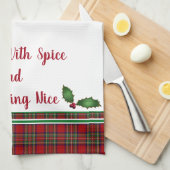 Küchenhandtuch gesegnet mit Gewürzen und allem Geschirrtuch (Viertel Falte)