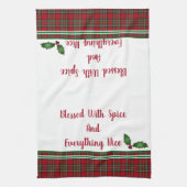 Küchenhandtuch gesegnet mit Gewürzen und allem Geschirrtuch (Vertikal)