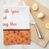 Küchenhandtuch gesegnet mit Gewürzen und allem Geschirrtuch (Viertel Falte)