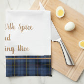 Küchenhandtuch gesegnet mit Gewürzen und allem Geschirrtuch (Viertel Falte)