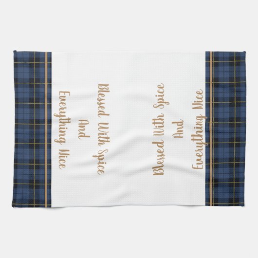 Küchenhandtuch gesegnet mit Gewürzen und allem Geschirrtuch (Horizontal)