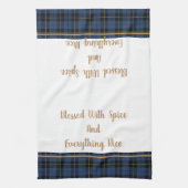 Küchenhandtuch gesegnet mit Gewürzen und allem Geschirrtuch (Vertikal)