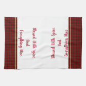 Küchenhandtuch gesegnet mit Gewürzen und allem Geschirrtuch (Horizontal)