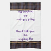 Küchenhandtuch gesegnet mit Gewürzen und allem Geschirrtuch (Vertikal)