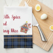 Küchenhandtuch gesegnet mit Gewürzen und allem Geschirrtuch (Viertel Falte)