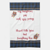 Küchenhandtuch gesegnet mit Gewürzen und allem Geschirrtuch (Vertikal)