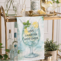 Küchenhandtuch | Gin & Tonic Zitronen Minze Küchen