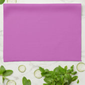 Küchenhandtuch hell Fuchsia Pink Geschirrtuch (Gefaltet)