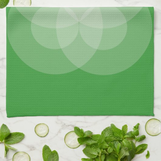 Küchenhandtuch - Kreise Handtuch (Gefaltet)