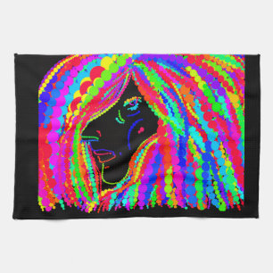 Küchenhandtuch Lady Rainbow Geschirrtuch
