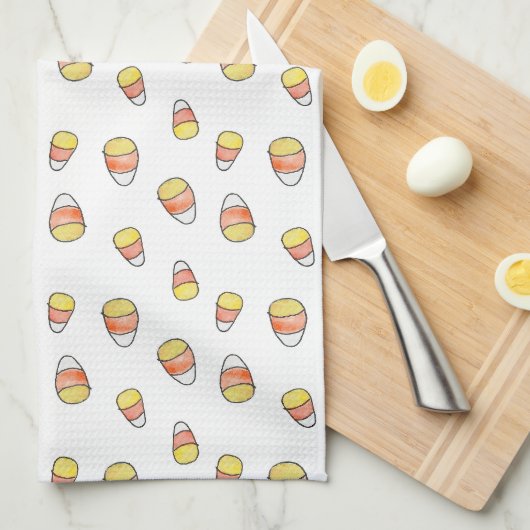 Küchenhandtuch mit Candy Corn Geschirrtuch (Viertel Falte)