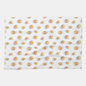 Küchenhandtuch mit Candy Corn im Herbst Geschirrtuch (Horizontal)