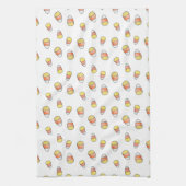 Küchenhandtuch mit Candy Corn im Herbst Geschirrtuch (Vertikal)