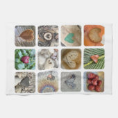 Küchenhandtuch mit einem Dutzend Herz - wortlose L Geschirrtuch (Horizontal)