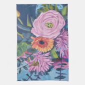 Küchenhandtuch mit einem farbenfrohen Bouquet aus Geschirrtuch (Vertikal)