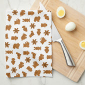 Küchenhandtuch mit einfarbigem Druck. Geschirrtuch (Viertel Falte)