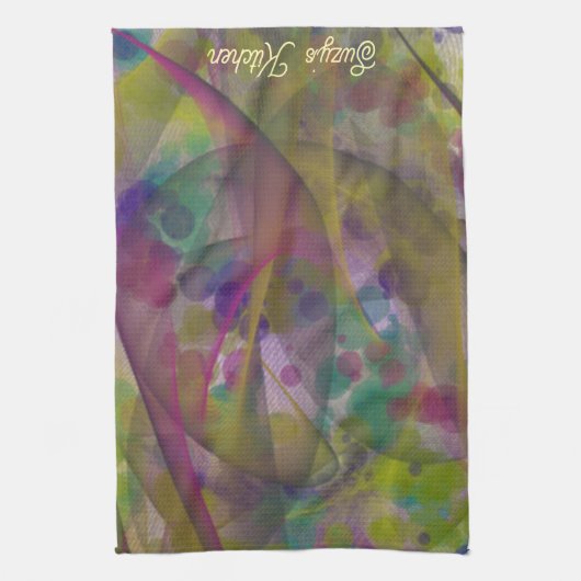 Küchenhandtuch mit farbenfroher Gestaltung Geschirrtuch (Vertikal)