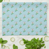 Küchenhandtuch mit Gänseblümchen Geschirrtuch (Gefaltet)
